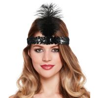 Charleston Headband Black