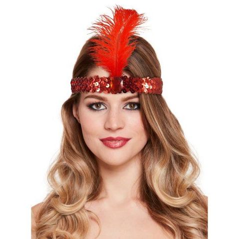 Charleston Headband Red
