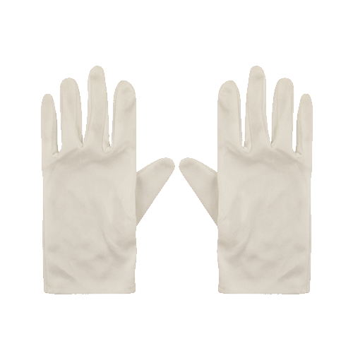 Child's White Gloves
