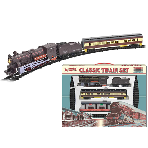 Classic Battery Operated Train Set With Lights & Sound