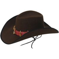 Brown Cowboy Hat With Teeth