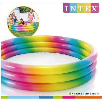Rainbow Ombre Pool 3 Ring (58" x 13")