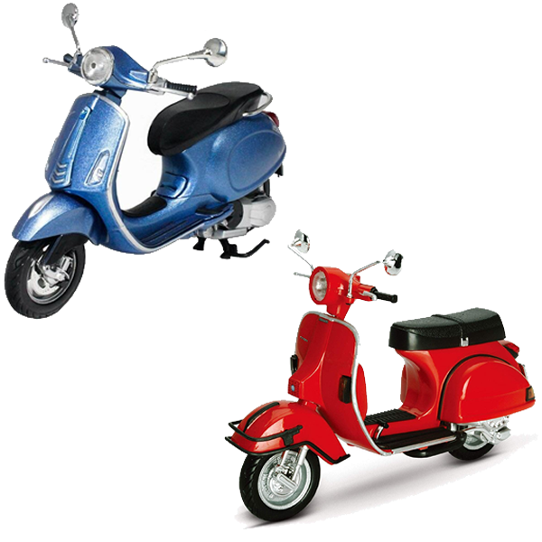 Vespa Scooters Assorted