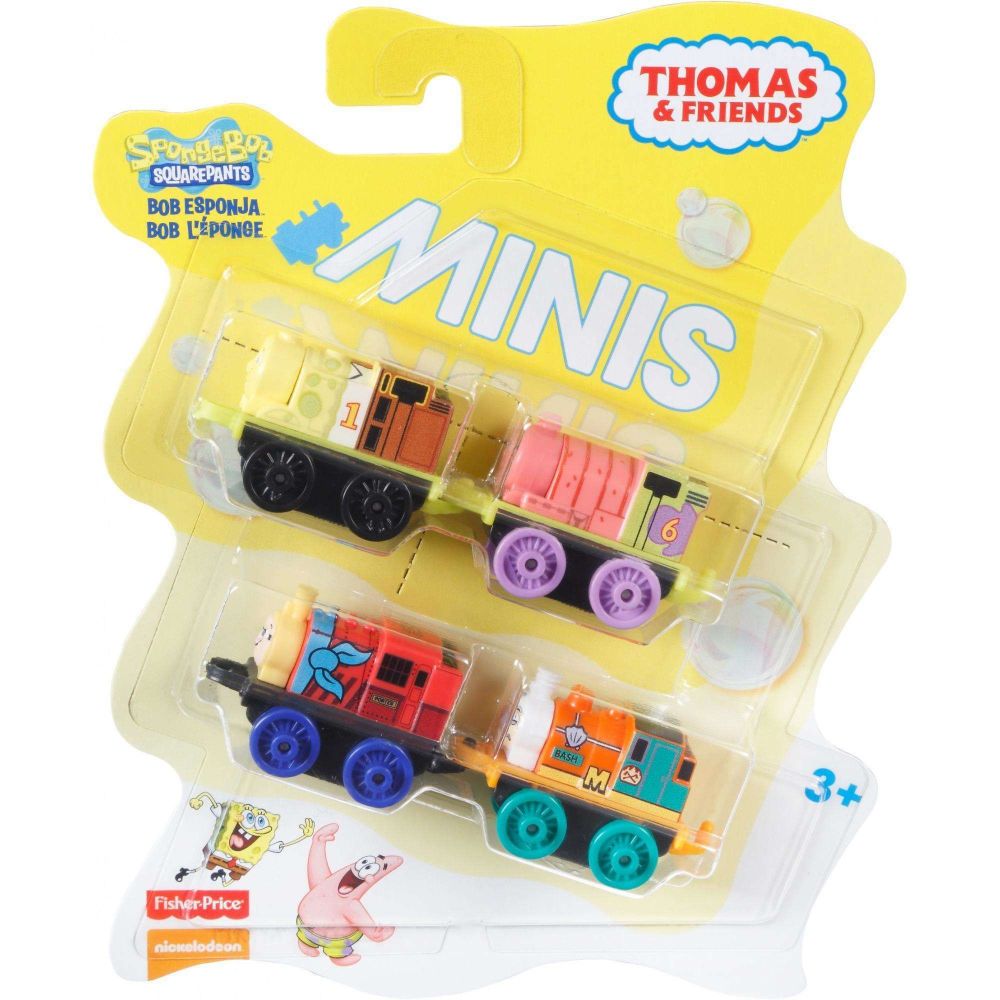Thomas & Friends Mini's 4 Pack - Spongebob Squarepants