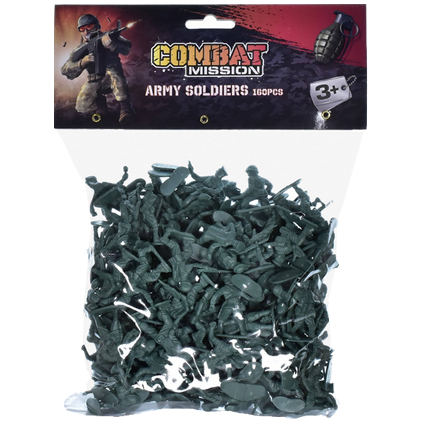 160 Green Toy Soldiers