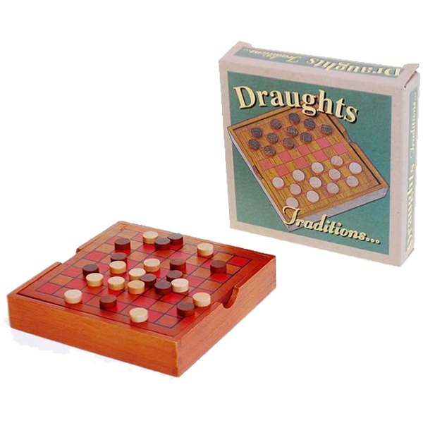 Draughts Wooden Game