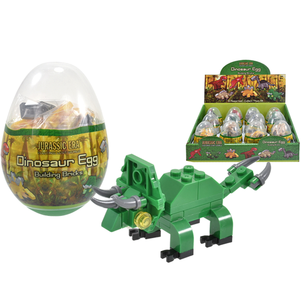 Dinosaur Brick Figures In Egg