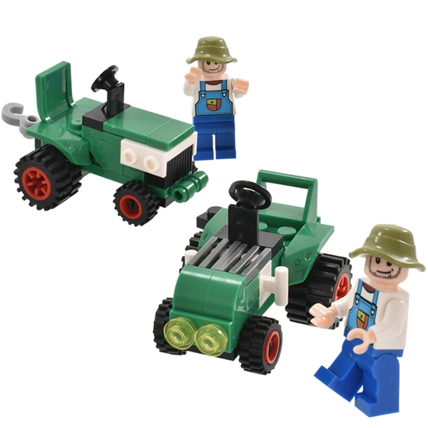 Farm Tractor Building Brick