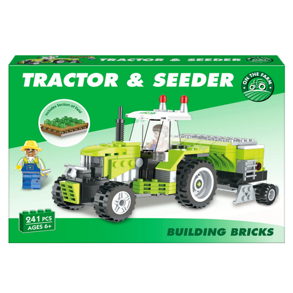 Tractor & Seeder Building Bricks