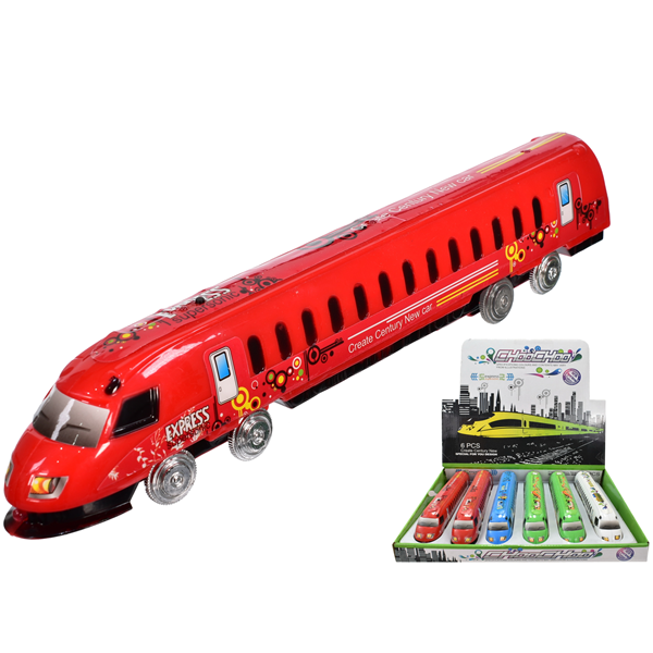 Express Train With Lights & Friction Power