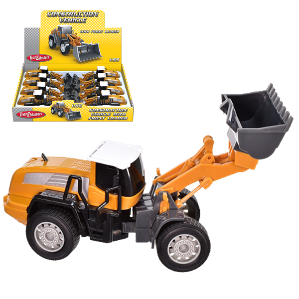 Construction Vehicle With Front Loader