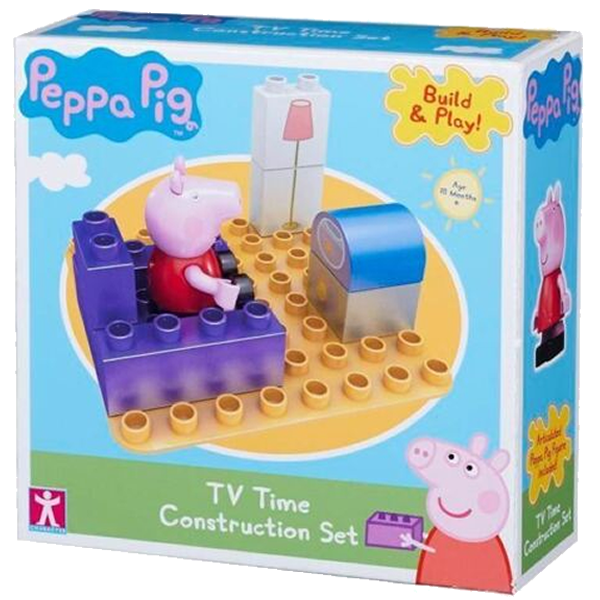 Peppa Pig TV Time Construction Set
