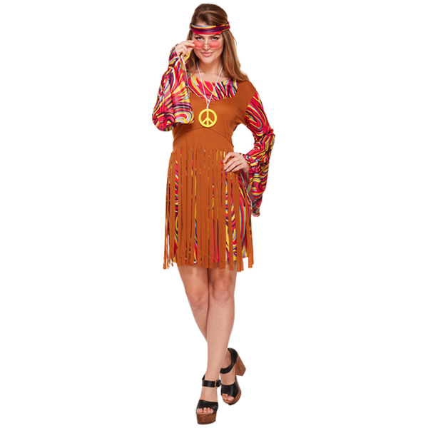 Hippie With Tassles Adult Costume