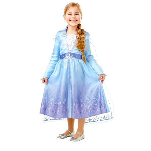 Frozen 2 Elsa Dress And Cape Child Costume