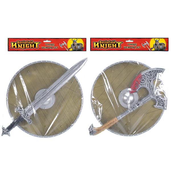 Viking Sword & Shield / Axe & Shield Set
