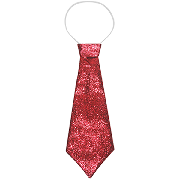 Red Glitter Tie