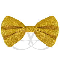 Gold Glitter Bow Tie