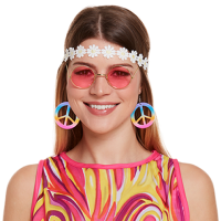 Instant Hippie Dress-up Set