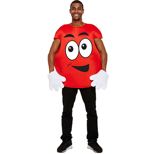 Sweet With Face Red  Adult Costume