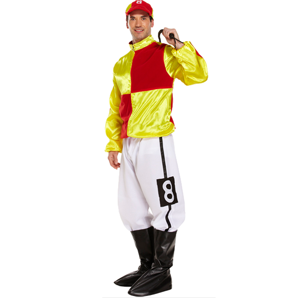 Jockey Red / Yellow Adult Costume