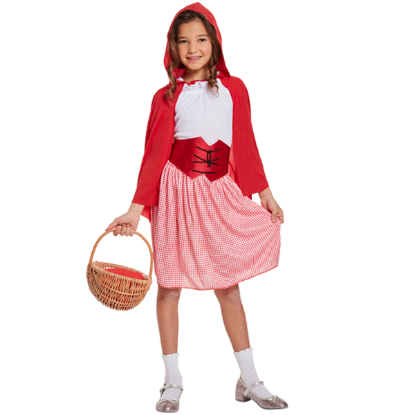 Red Hooded Girl Child Costume