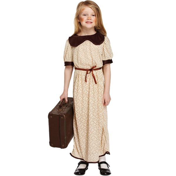 Evacuee Girl Child Costume