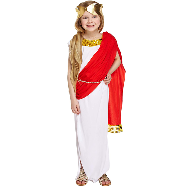 Roman Goddess Child Costume