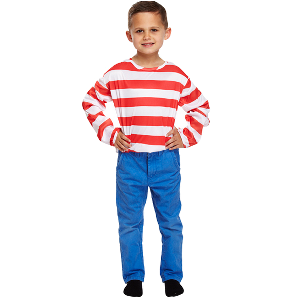 Red And White Striped Jumper Child Costume