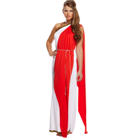 Roman Red Lady Adult Costume