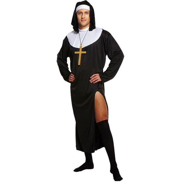 Male Nun Adult Costume