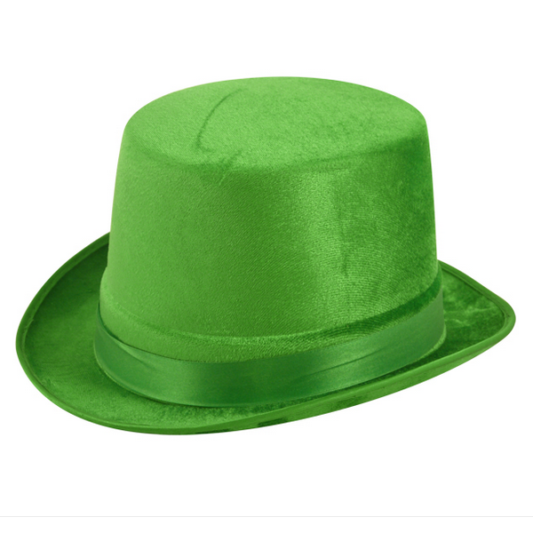 Green Velour Topper Hat
