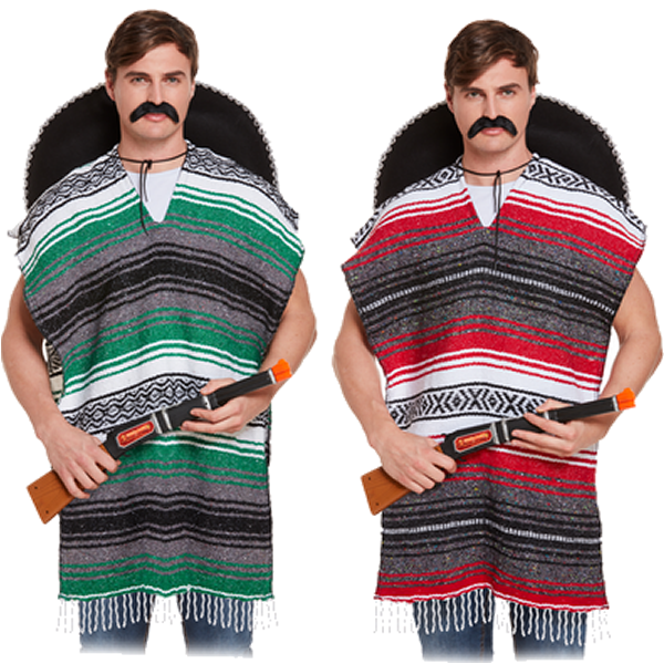 Deluxe Adult Poncho Assorted