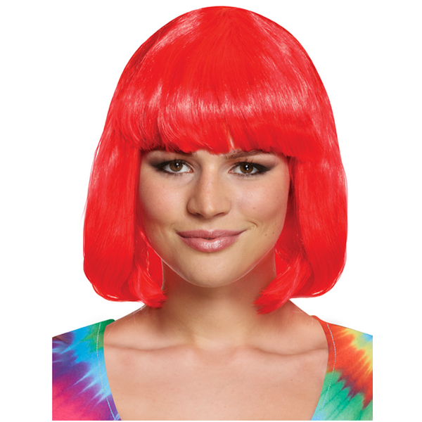 Red Mid-Length Wig