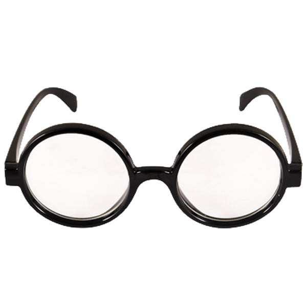 Round Glasses With Clear Lens