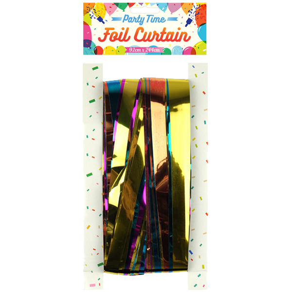 Multicoloured Foil Door Curtain