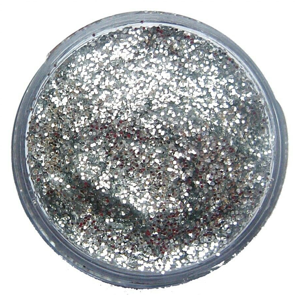 Silver Glitter Gel (12ml)