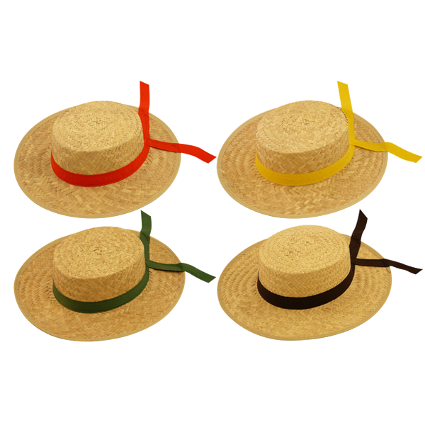 Venetian Gondolier Hat With Ribbons Assorted