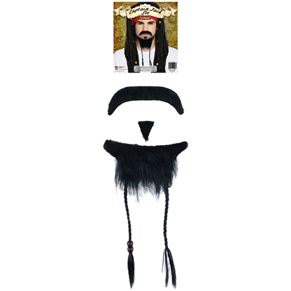 Pirate Beard & Moustache Set