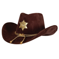 Deluxe Suede Sheriff Hat