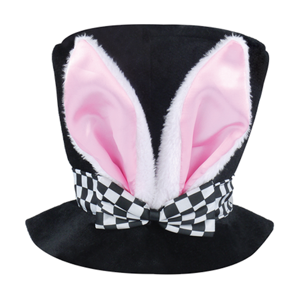 Children's Bunny Tea Party Top Hat With Ears