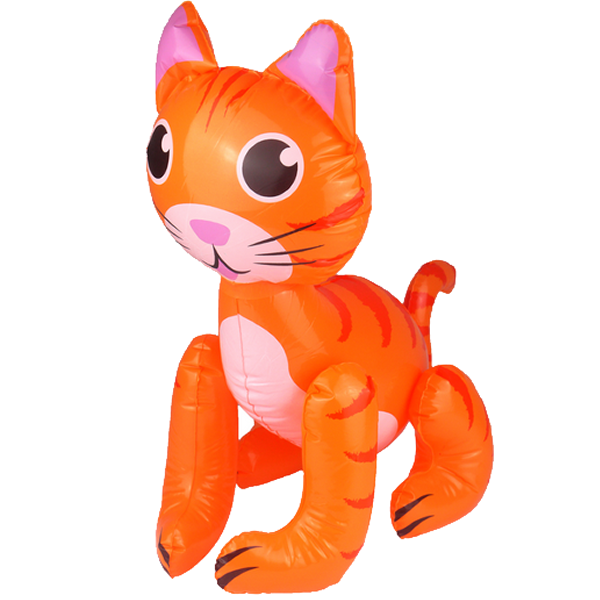 Inflatable Ginger Cat 53cm