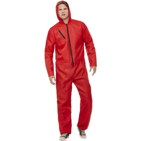 Red Boiler Suit Adult Costume