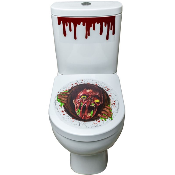 Zombie Portal Toilet Seat Decal