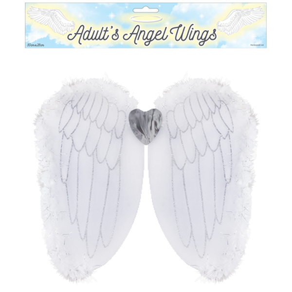 Adult White Angel Wings