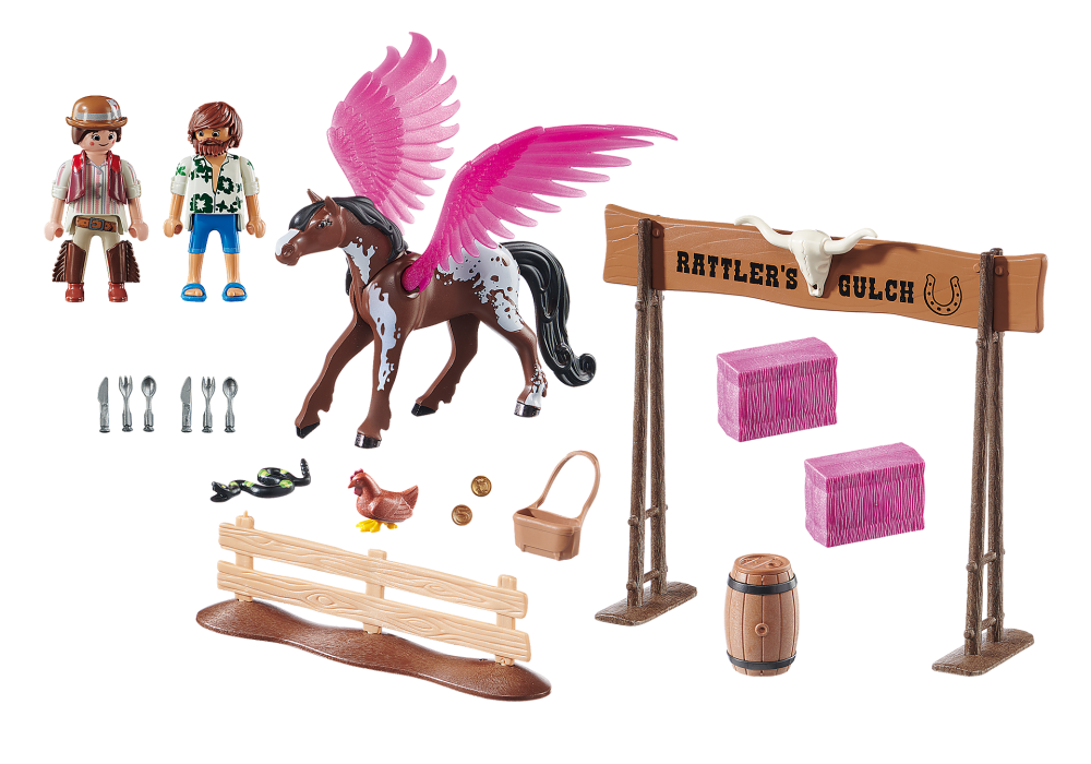 Playmobil Movie Maria Del Flying Horse