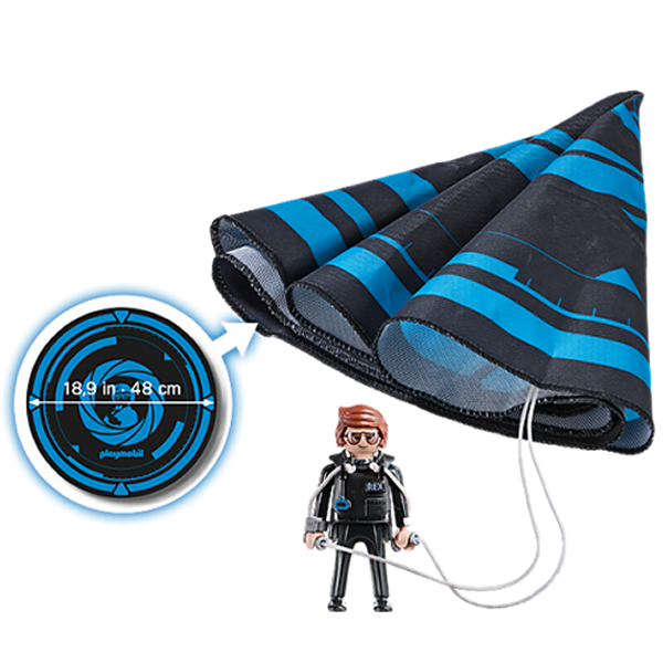 Playmobil Movie Rex Dasher Parachute