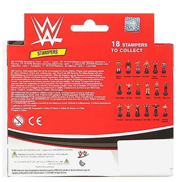 WWE Stampers 2 Pack Assorted