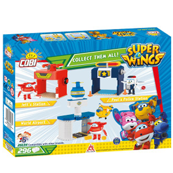 Cobi Super Wings Donnie's Station 296Pcs