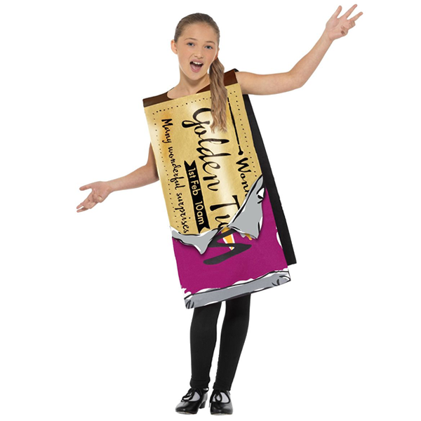 Roald Dahl Winning Wonka Bar Child Costume
