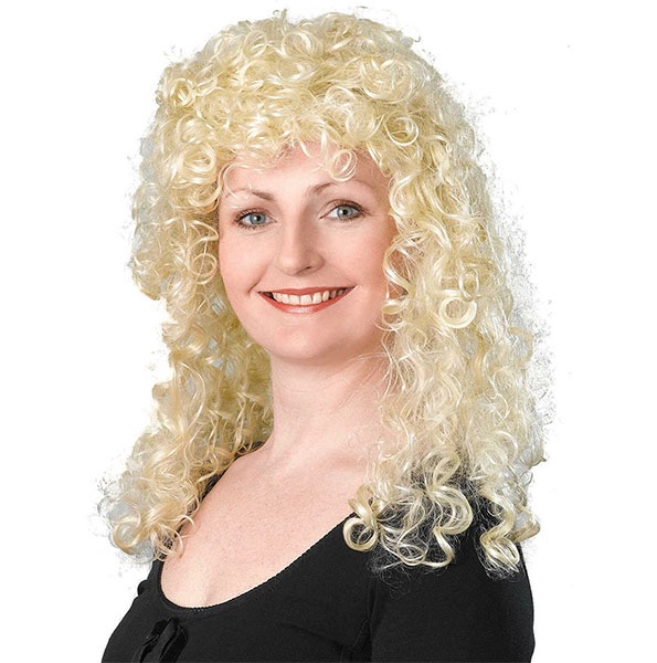 Blonde Long Curly Wig